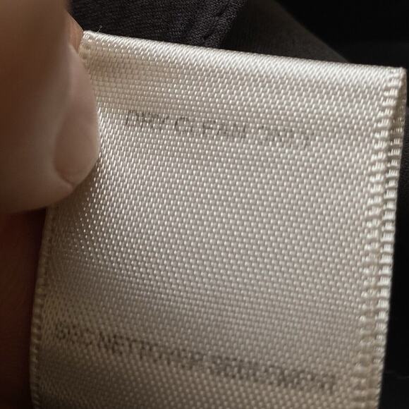 Rebecca Taylor Dress Size 6 Gray 100% Silk Scoop Neck Ruffle Mini - Picture 7 of 7